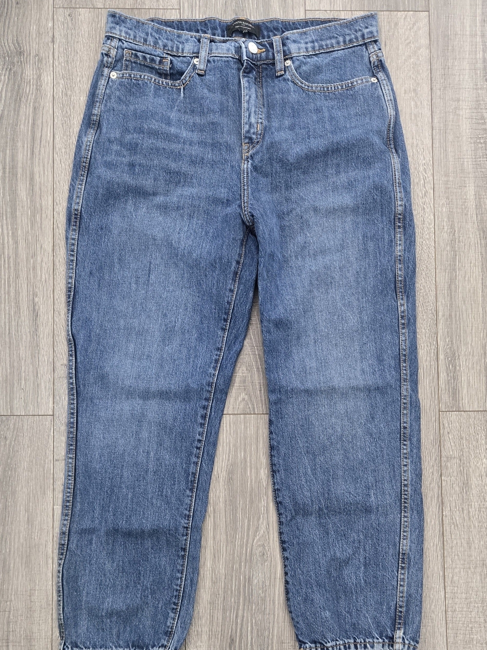 Banana Republic Women’s High-Rise Straight Ankle Jeans Size 12 Medium Wash #558